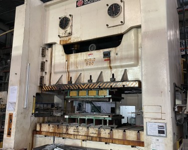 气动冲床 500T 沃得